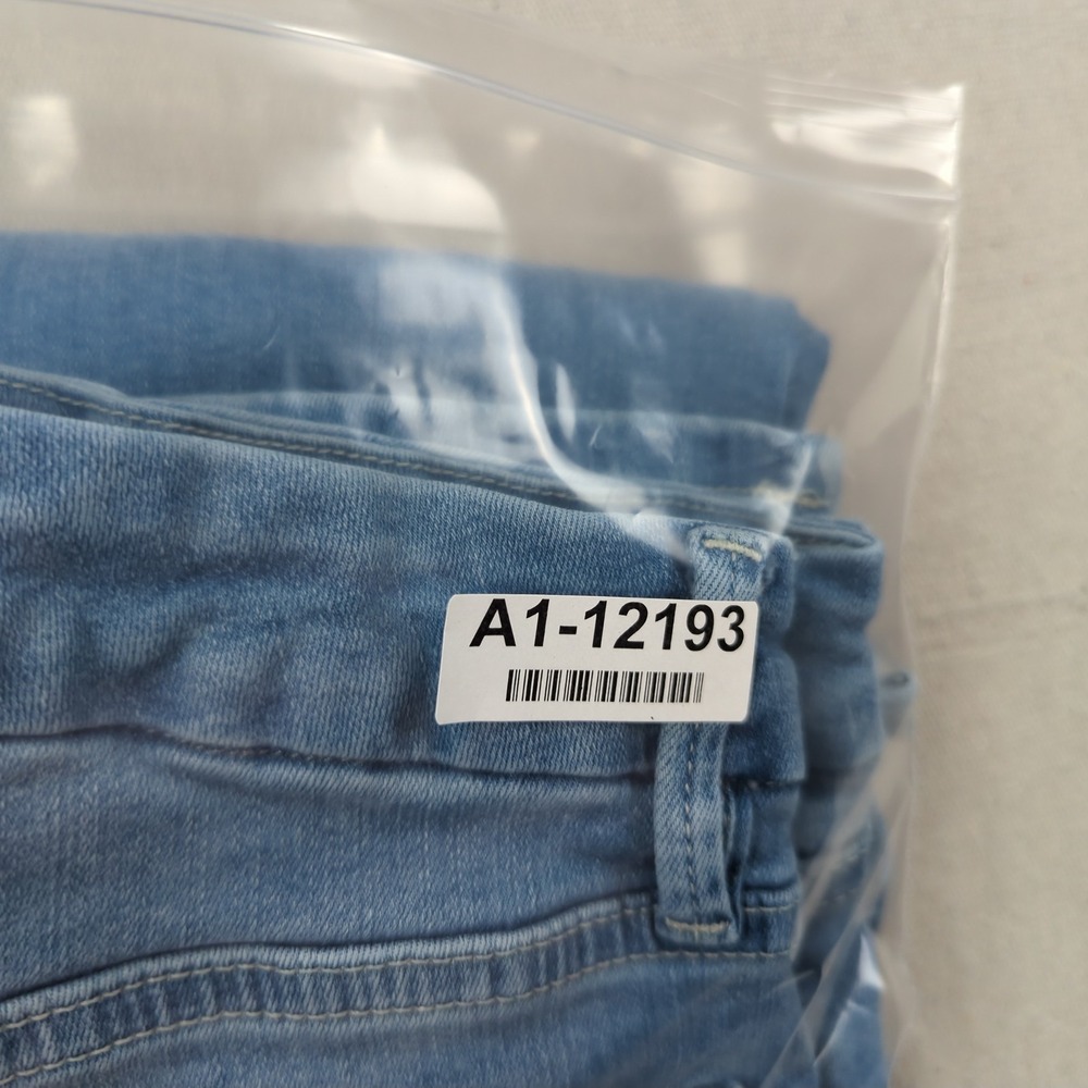 Frame Jeans Womens 28 Blue Le Super High Mini Boot Cut Stretch Split Cuff - Picture 16 of 16